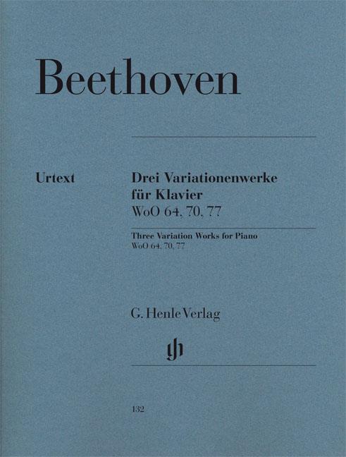 Beethoven - 3 Variation Works WoO 70, 64, 77 - (Piano)