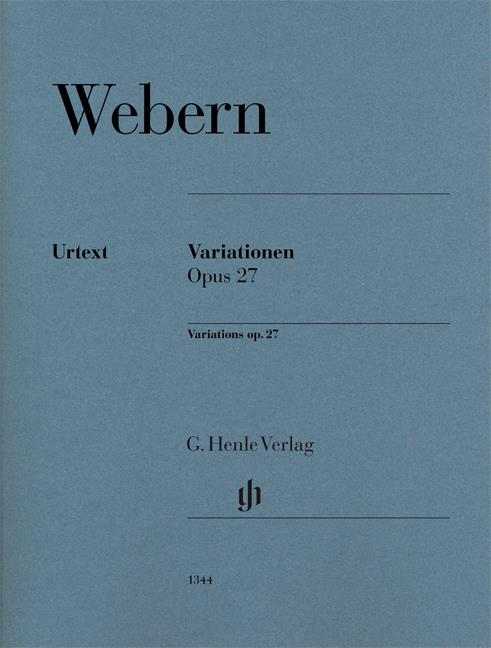 Webern - Variationen Op. 27 - (Piano)