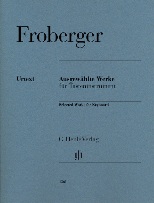 Froberger - Selected Works for Keyboard - (Piano) afbeelding 2