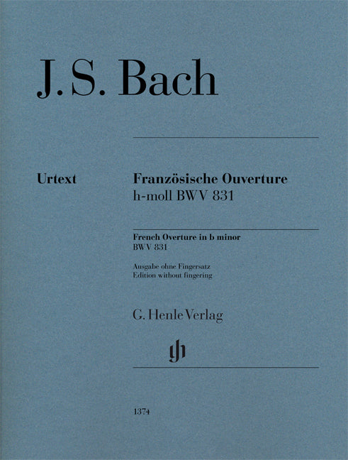 Bach - French Overture B minor BWV 831 - (Piano) afbeelding 2