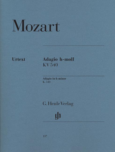 Mozart - Adagio In B Minor KV 540 (Henle Urtext Edition) - (Piano)