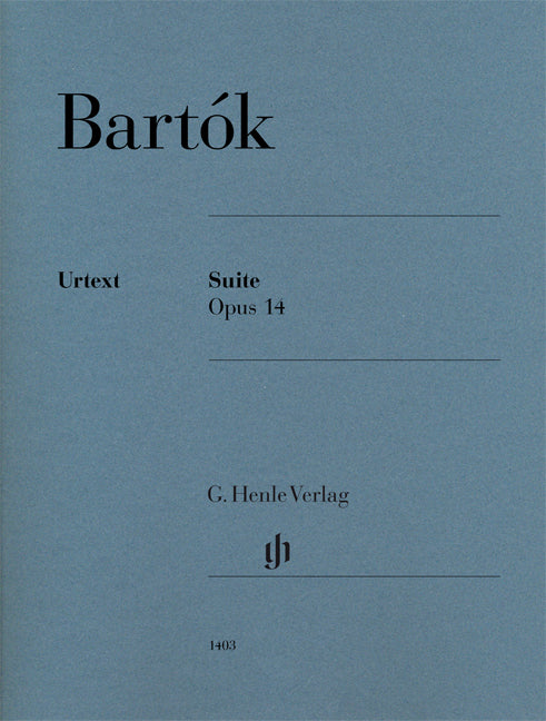 Bartók - Suite op. 14 - (Piano) afbeelding 2