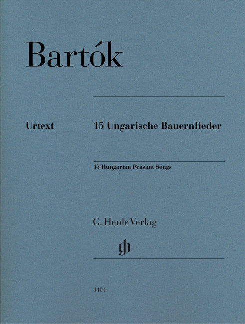 Bartók - 15 Hungarian Peasant Songs - (Piano) afbeelding 2