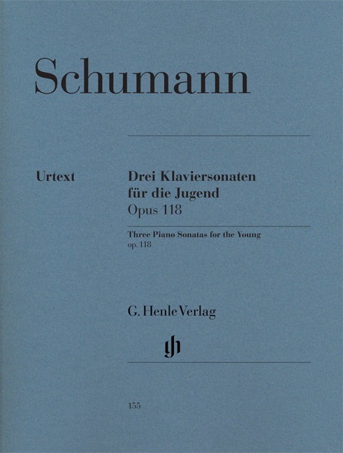 Schumann - Drei Klaviersonaten fur die Jugend Opus 118 - (Piano) afbeelding 2