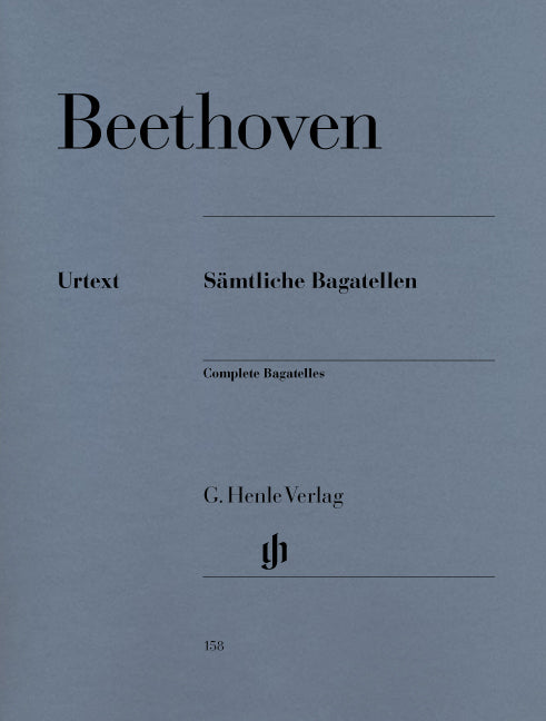 Beethoven - Complete Bagatelles (Henle) - (Piano) afbeelding 2