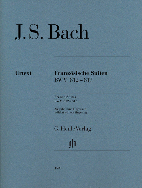 Bach - Französische Suiten BWV 812-817 - (Piano) afbeelding 2
