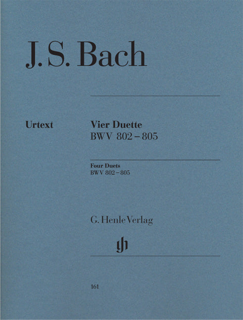 Bach - Four Duets BWV 802-805 (Urtext Edition) - (Piano) afbeelding 2