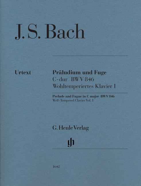 Bach - Präludium und Fuge C-dur BWV 846 - (Piano) afbeelding 2