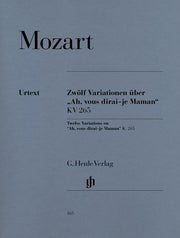 Mozart - 12 Variations On 'Ah, Vous Dirai-je Maman' K.265 - (Piano)