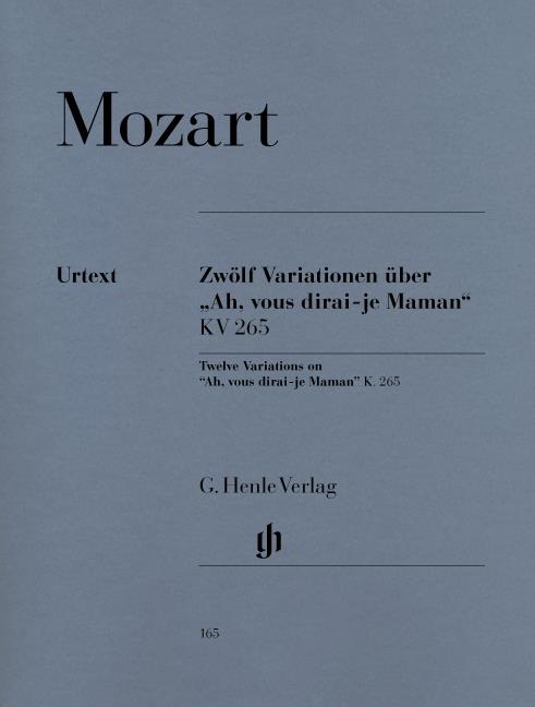Mozart - 12 Variations On 'Ah, Vous Dirai-je Maman' K.265 - (Piano)
