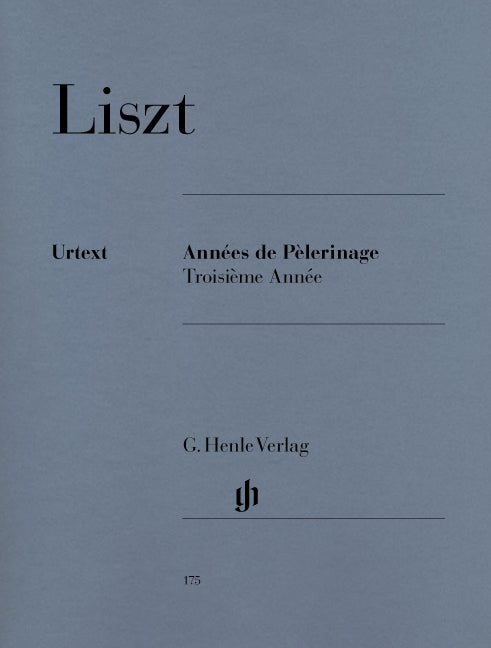 Liszt - Années De Pèlerinage - Troisième Année - (Piano) afbeelding 2