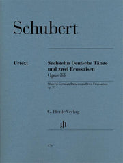 Schubert - Sechzehn Deutsche Tanze Und Zwei Ecossaisen (Henle Urtext) - (Piano)