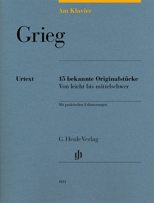 Grieg - 14 bekannte Originalstücke - (Piano) afbeelding 2