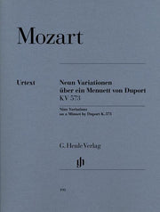 Mozart - 9 Variations On A Minuet By Duport KV. 573 - (Piano)