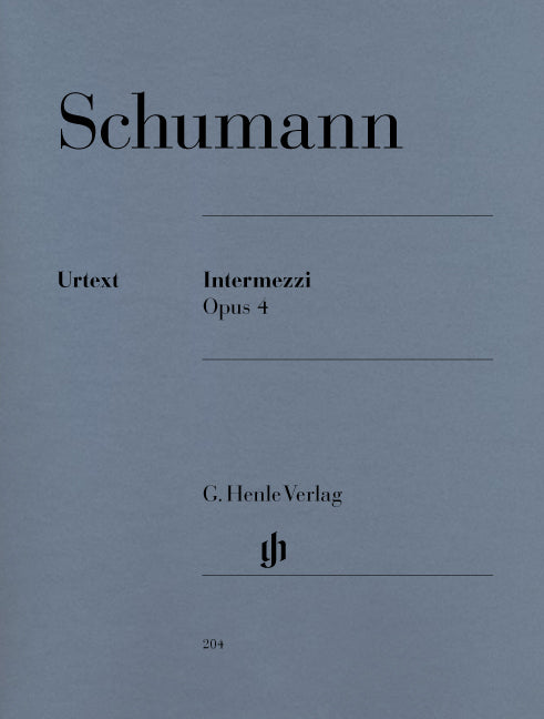 Schumann - Intermezzi Op.4 (Piano) - (Piano) afbeelding 2