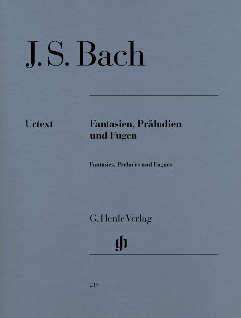 Bach - Fantasien, Praludien Und Fugen (Urtext) - (Piano)