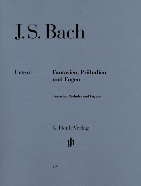 Bach - Fantasien, Praludien Und Fugen (Urtext) - (Piano) afbeelding 2