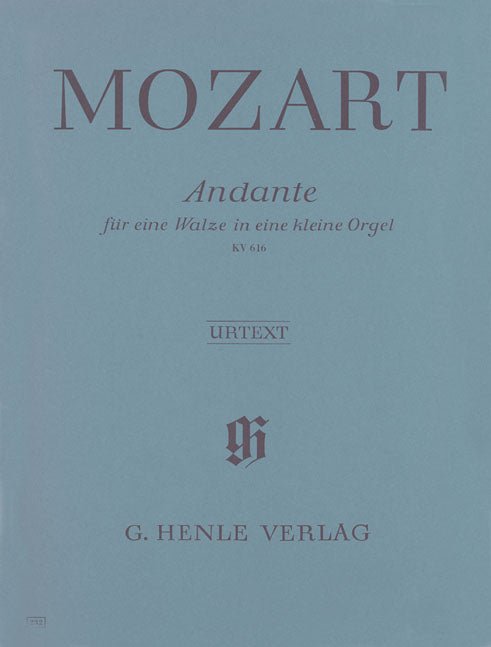 Mozart - Andante KV 616 (Henle Urtext) - (Piano) afbeelding 2