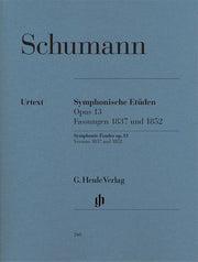 Schumann - Symphonische Etuden Op.13 (Urtext) - (Piano)