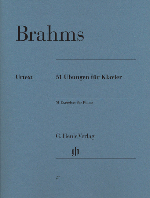 Brahms - 51 Übungen - (Piano) afbeelding 2