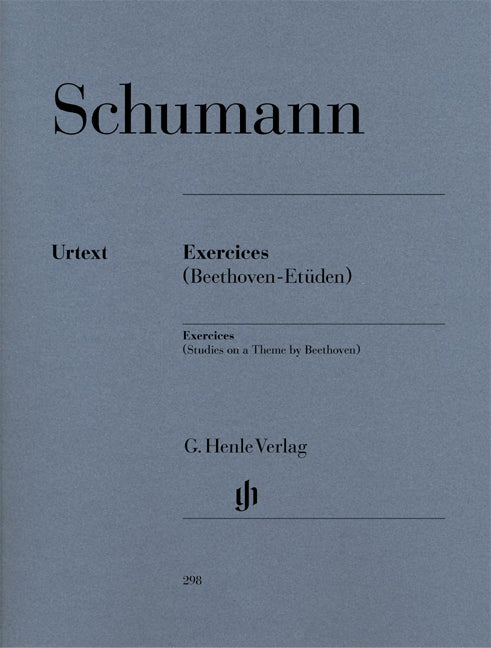 Schumann - Exercices - Studies On A Theme By Beethoven - (Piano) afbeelding 2