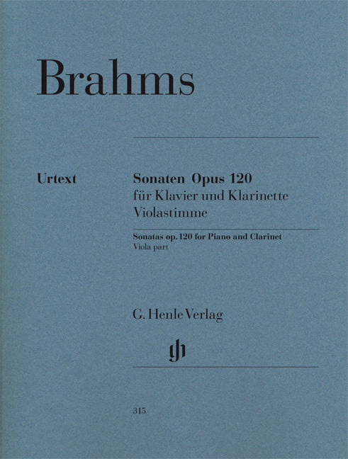 Brahms - Sonate Op.120 No.1 (Viola Part) - (Altviool)