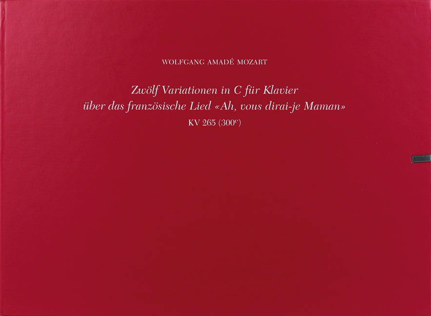 Mozart - 12 Variations on "Ah, vous dirai-je Maman" KV 265 (300e) - (Piano) afbeelding 2