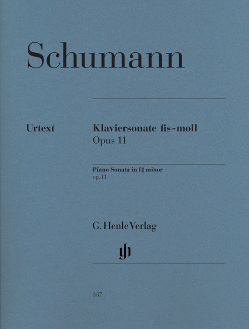 Schumann - Klaviersonate Op.11 (Urtext) - (Piano) afbeelding 2