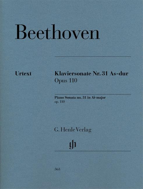 Beethoven - Piano Sonata In A Flat Op.110 (Urtext Edition) - (Piano)