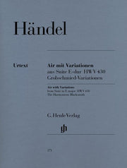 Händel - Air with Variations From Suite in E major (The Harmonious Blacksmith) - (Piano)