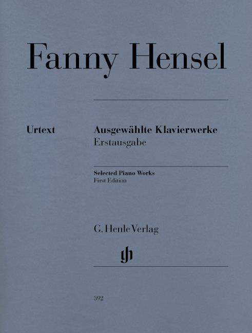 Mendelssohn Hensel - Selected Piano Works (First edition) - (Piano)