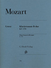 Mozart - Piano Sonata B flat major KV 570 - (Piano)