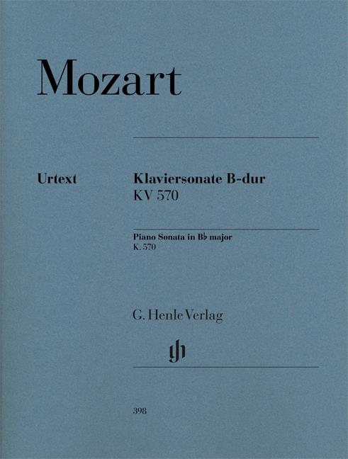 Mozart - Piano Sonata B flat major KV 570 - (Piano)
