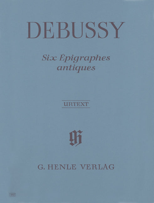 Debussy - Six Epigraphes Antiques (Urtext) - (Piano) afbeelding 2
