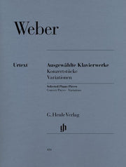 Weber - Selected Piano Works (Concert Pieces, Variations) - (Piano)