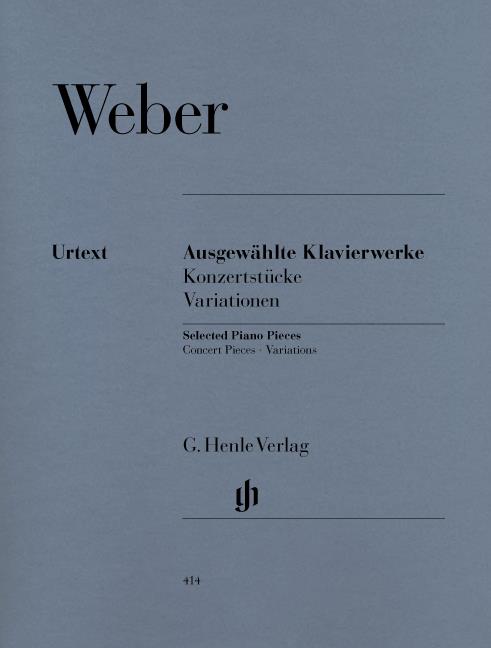 Weber - Selected Piano Works (Concert Pieces, Variations) - (Piano)