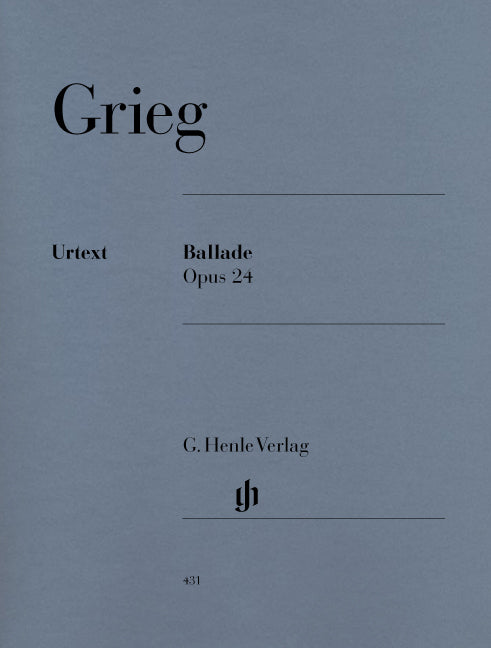 Grieg - Ballade op. 24 (Piano) - (Piano) afbeelding 2