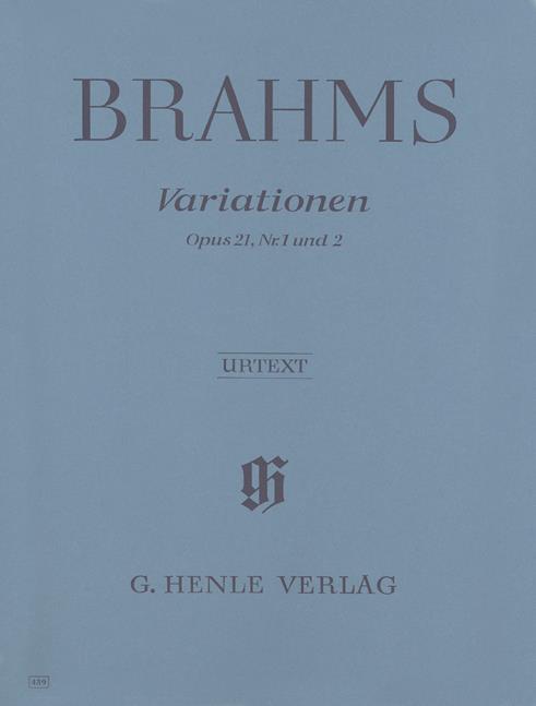Brahms - Variations Op.21 No.1 And 2 - (Piano)