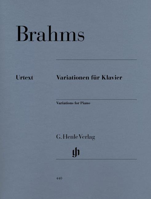 Brahms - Variationen für Klavier - (Piano)