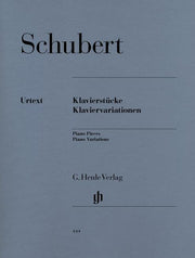Schubert - Piano Pieces - Piano Variations (Henle Urtext Edition) - (Piano)