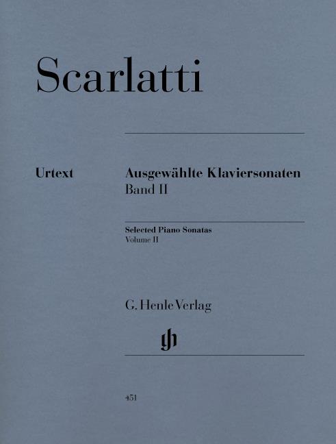 Scarlatti - Ausgewahlte Klaviersonaten Band II  (Henle) - (Piano)