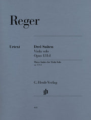 Reger - Drei Suiten Viola Solo Op. 131d - (Altviool)