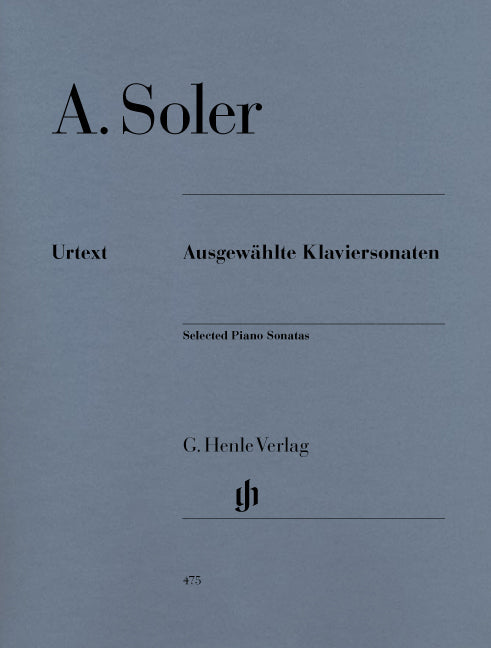 Soler - Selected Piano Sonatas (Henle Urtext Edition) - (Piano) afbeelding 2