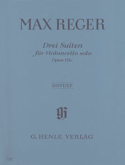 Reger - Three Suites for Violoncello Solo Op.131c (Henle Urtext Edition) - (Cello)