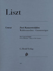 Liszt - Two Concert Etudes - (Piano)