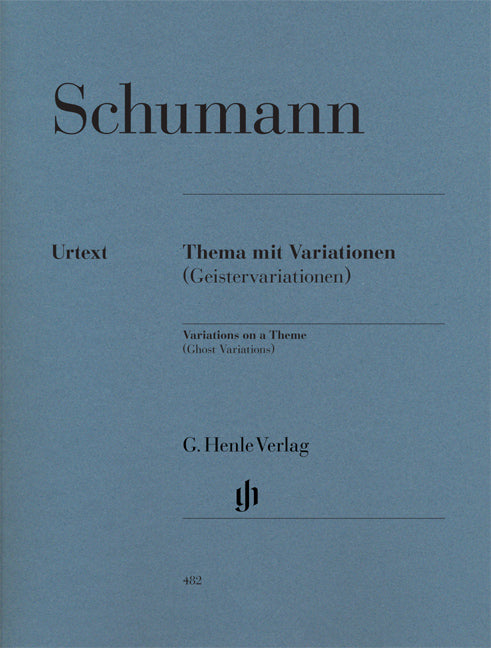 Schumann - Variations On A Theme In E-Flat (Ghost Variations) - (Piano) afbeelding 2