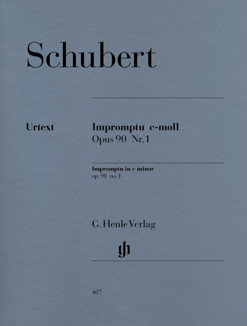 Schubert - Impromptu c minor op. 90,1 D 899 - (Piano) afbeelding 2