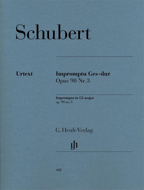 Schubert - Impromptu In G Flat Op.90 No.3 D899 (Urtext) - (Piano)