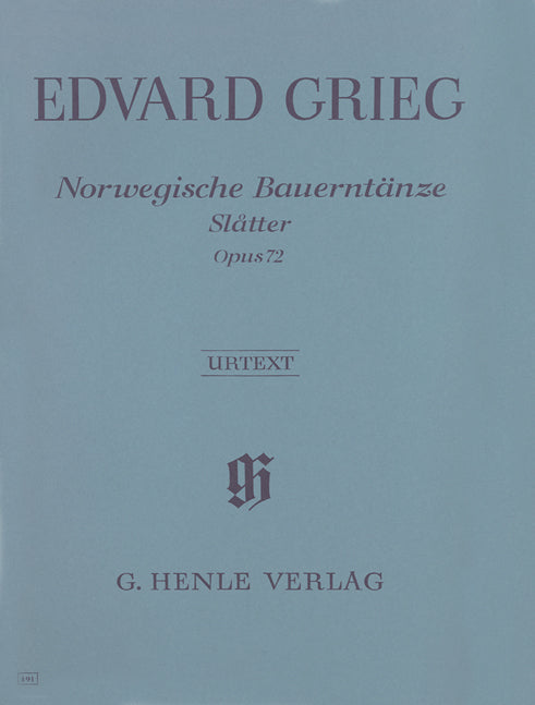 Grieg - Norwegian Peasant Dances [Slåtter] op. 72 - (Piano) afbeelding 2