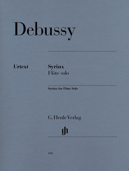 Debussy - Syrinx (Henle Urtext Edition) - (Fluit)